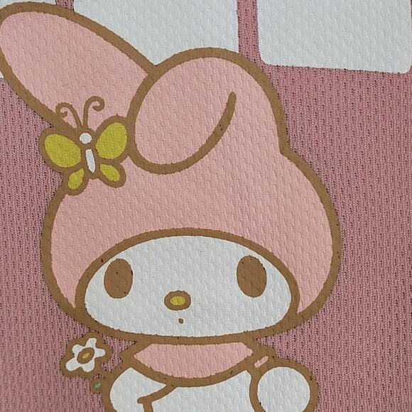 My-Melody Bunny Shirt Womens M/L 19x25 Pink Sanrio Polyester - Picture 11 of 13